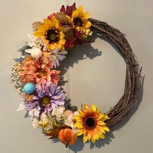 Wreaths wire and grape vine of wide verity of colors which you can have changed